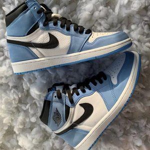 Nike Air Jordan 1 Retro High OG University Blue young lady's new shoes